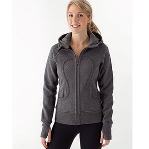LULULEMON Gray Sparkle Scuba Hoodie